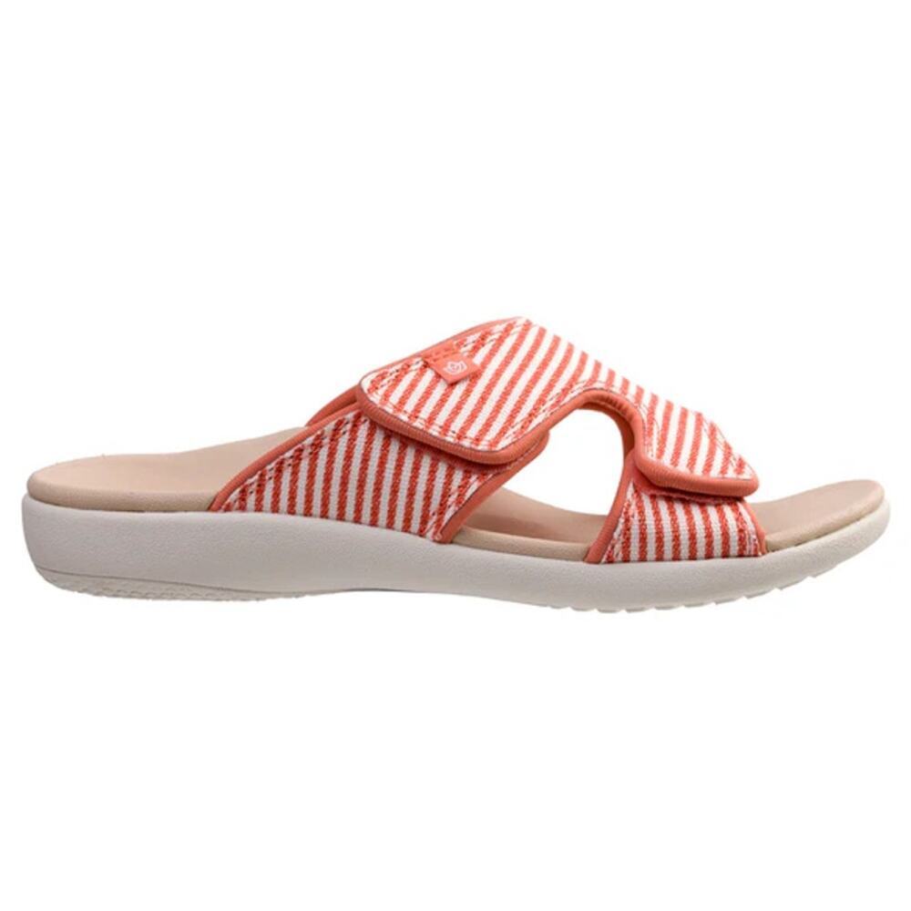 Spenco Women's Crabapple Kholo Stripe Slide Sandals Size 10 - Picture 2 of 11